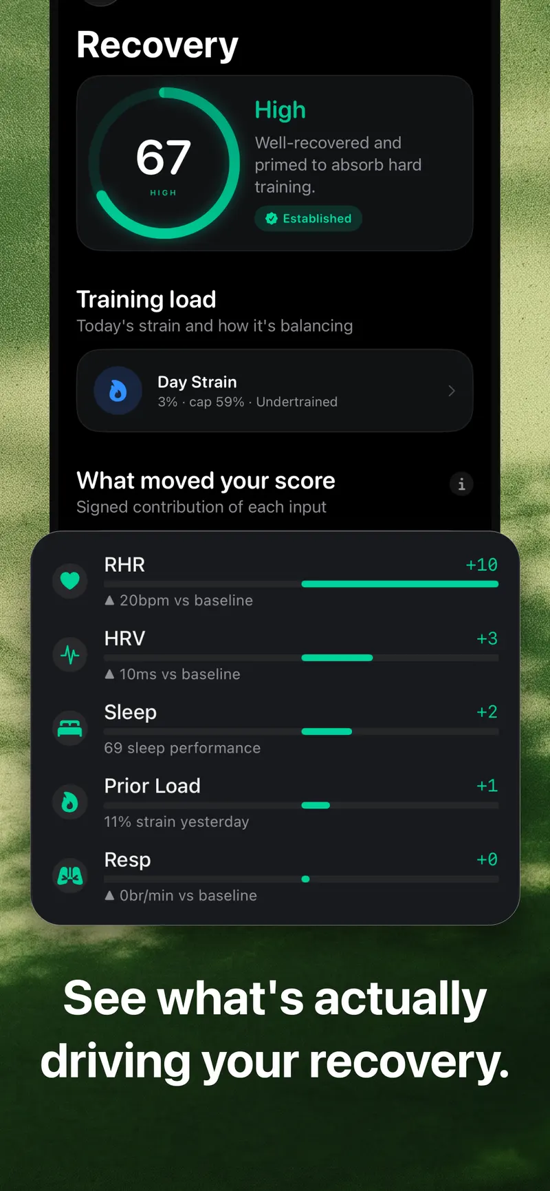 Helix: Athlete Recovery Tracker screenshot 2