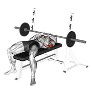 Close-Grip Bench Press, start position