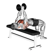 Dumbbell Pullover, start position