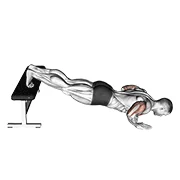 Decline Push-up, peak position
