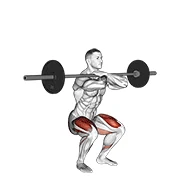 Front Squat, peak position