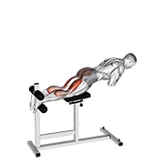 Glute-Ham Raise, peak position
