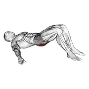 Glute Bridge, peak position