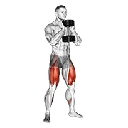 Goblet Squat, start position