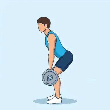 Hang Clean, start position