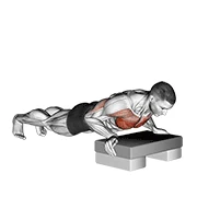 Incline Push-up, start position
