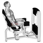 Hip Abduction Machine, start position