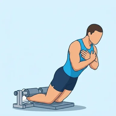 Nordic Hamstring Curl, peak position
