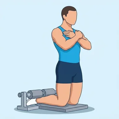 Nordic Hamstring Curl, start position