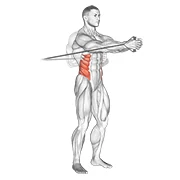 Pallof Press, peak position