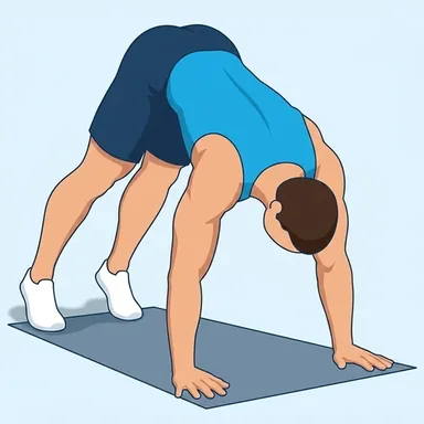 Pike Push-up, start position