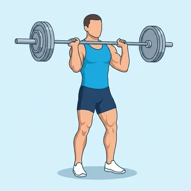 Push Press, start position