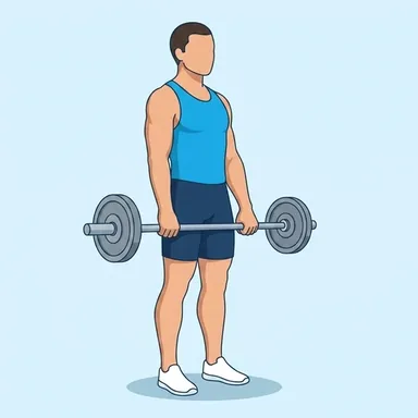 Stiff-Leg Deadlift, start position